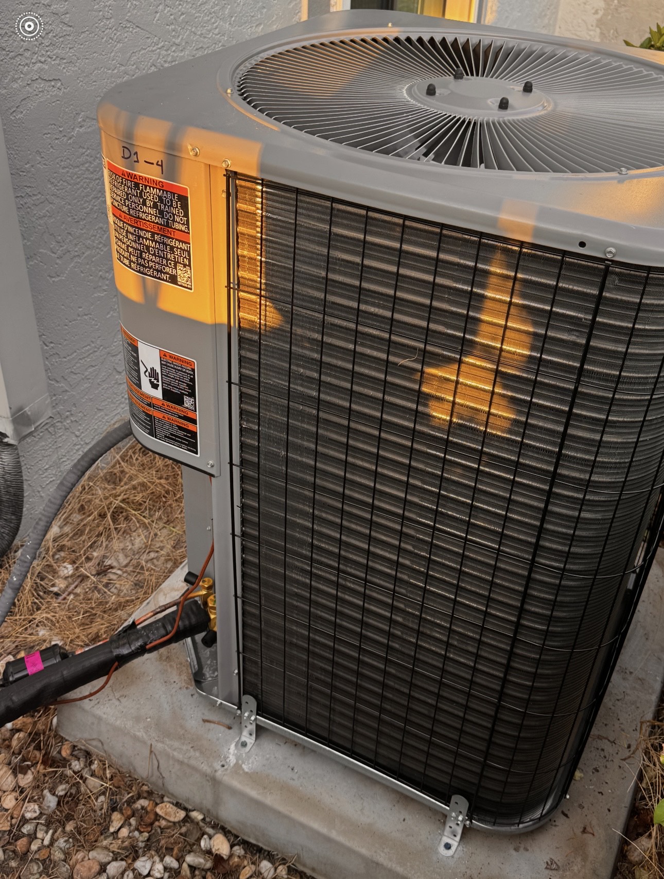 HVAC system service project