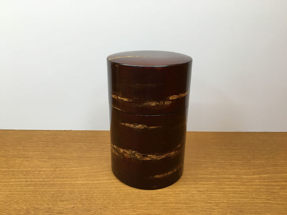 樺細工の茶筒