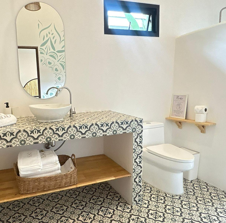 Boho Village 1BR Bathroom