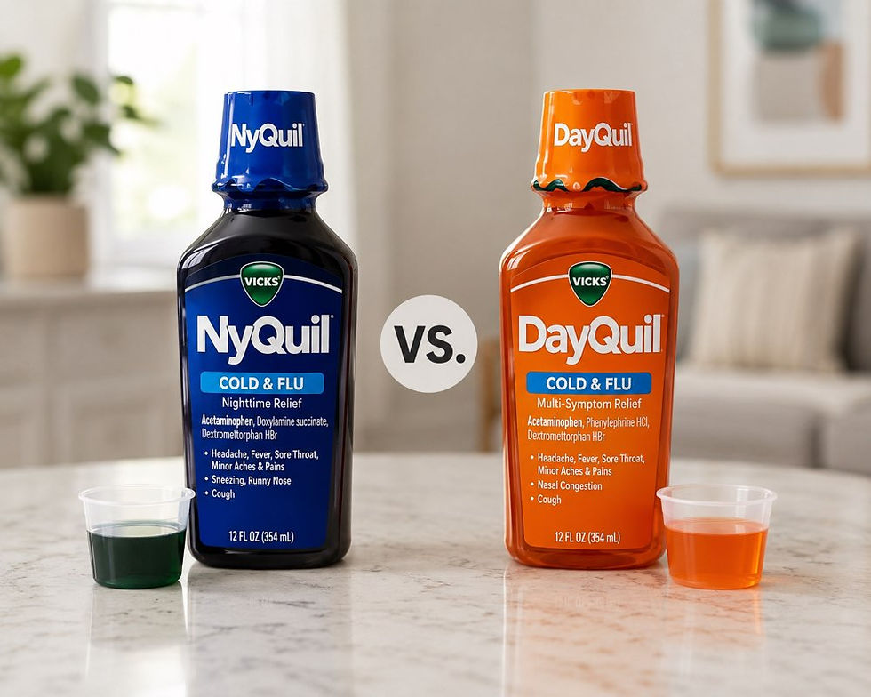 NyQuil® vs. DayQuil®