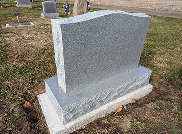 Heritage Gray Headstone