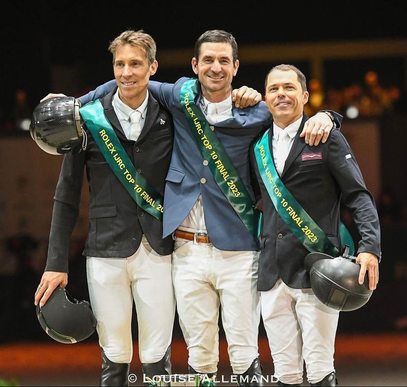 Podium de l'épreuve du CS5* Rolex
