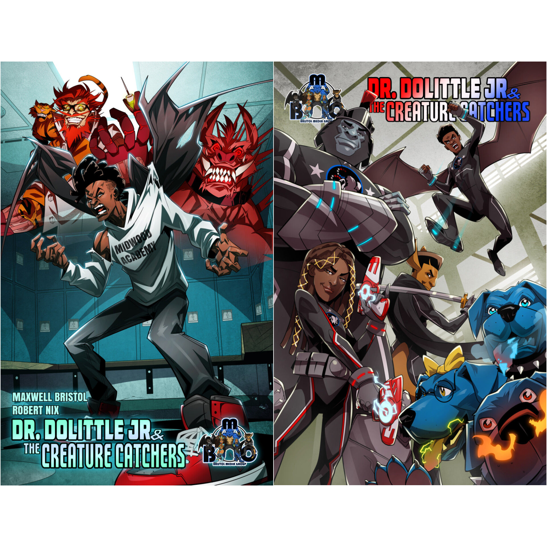 Pre-sale combo pack original and variant cover. Dr.Dolittle Jr. Issue #1 