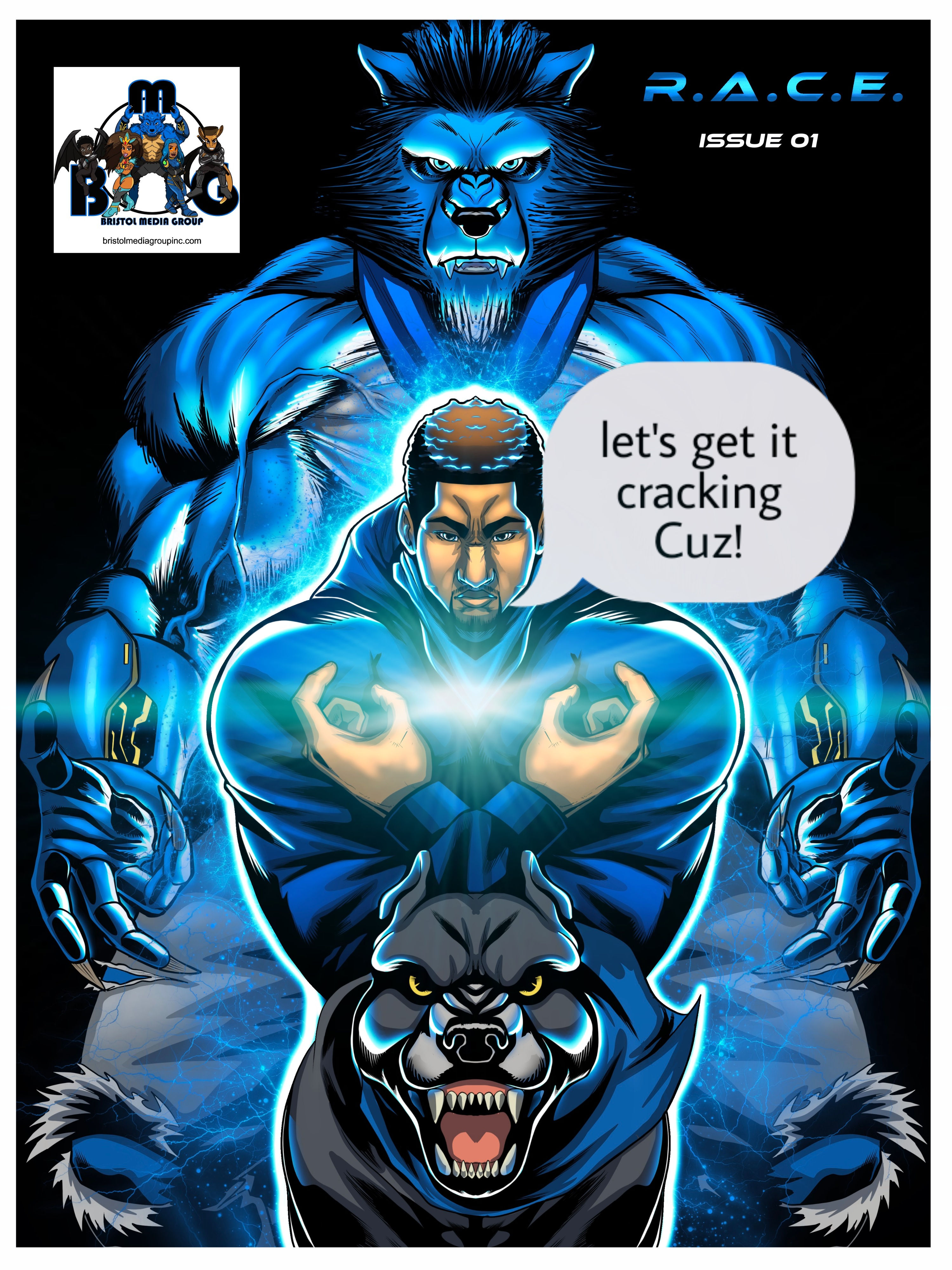 Digital copy of R.A.C.E Racially Altered Criminal Entities Issue #1 