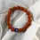 Thumbnail: Rudra Unisex 5 Faced Genuine Rudraksha Evil Eye Bracelet