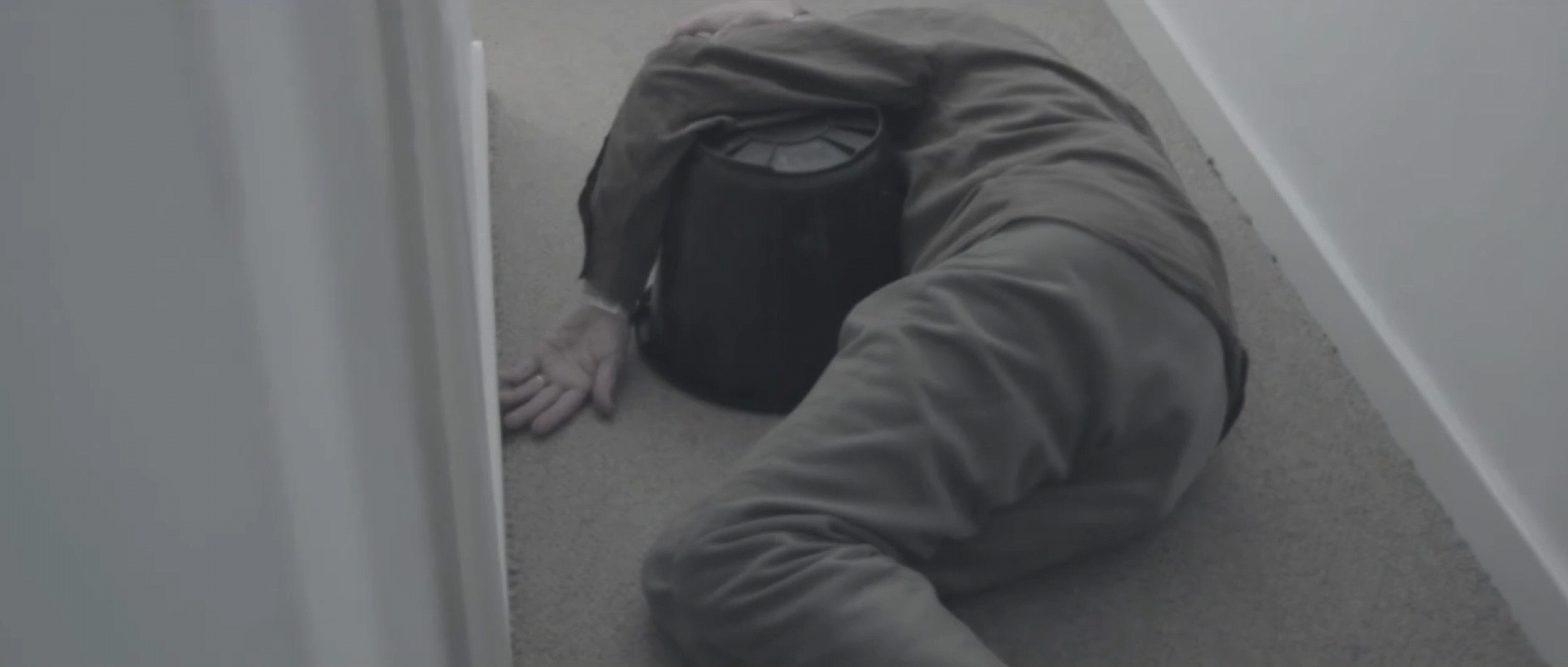 The woeful old man in 'For Arthur' collapses after successfully failing to kick the bucket