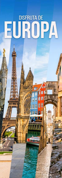 Europa es grande, viaja, explora y conoce culturas, gastronomías, gentilicios y paisajes, querrás volver.