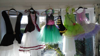 Costumes arriving...nearly showtime! #exciting