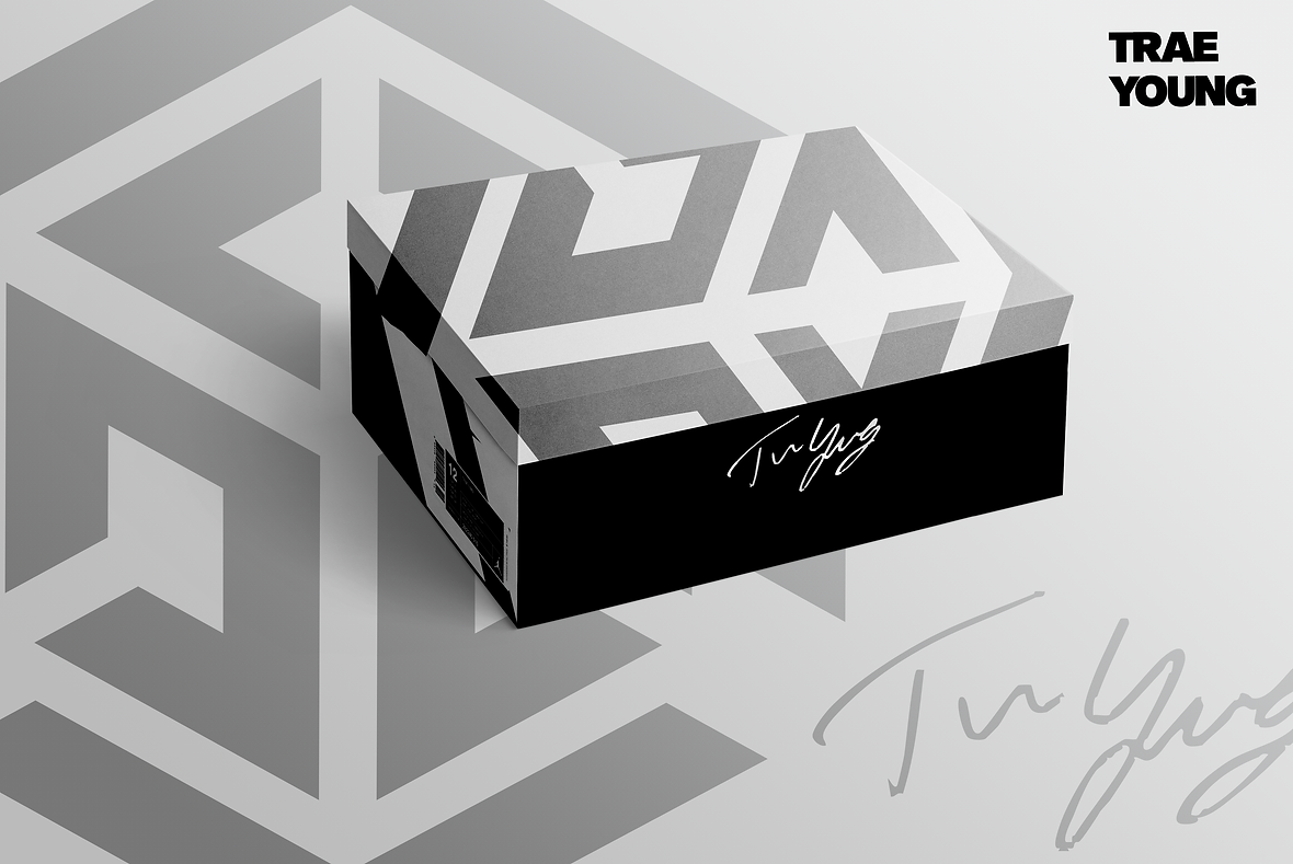 Trae Young Shoe Box Mockup