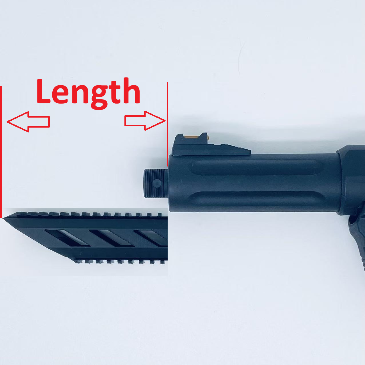 AAP barrel to handguard measurement