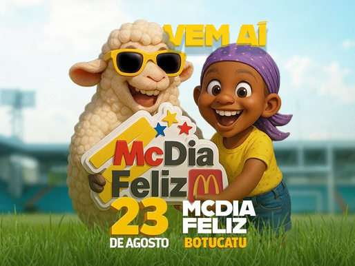 McDia Feliz 2025 em Botucatu terá renda revertida para a Oncologia Pediátrica