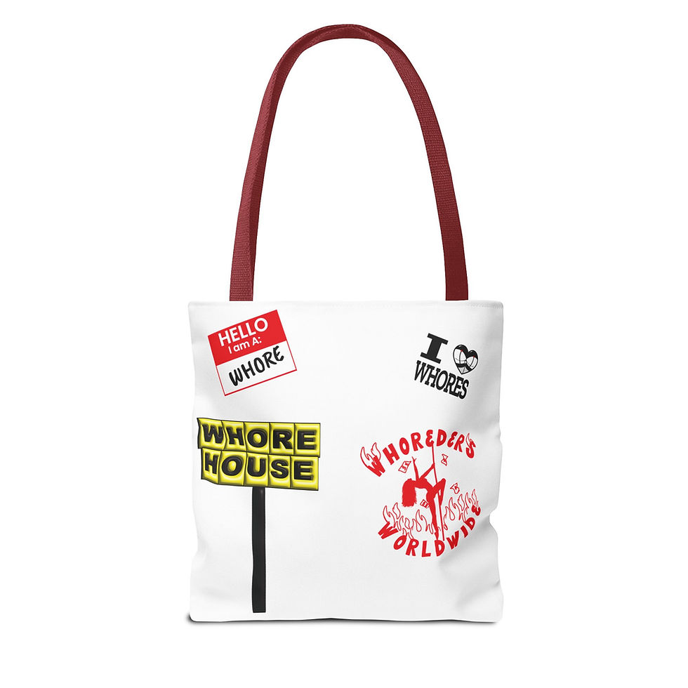 Thumbnail: FUND THE WHORE Tote Bag 