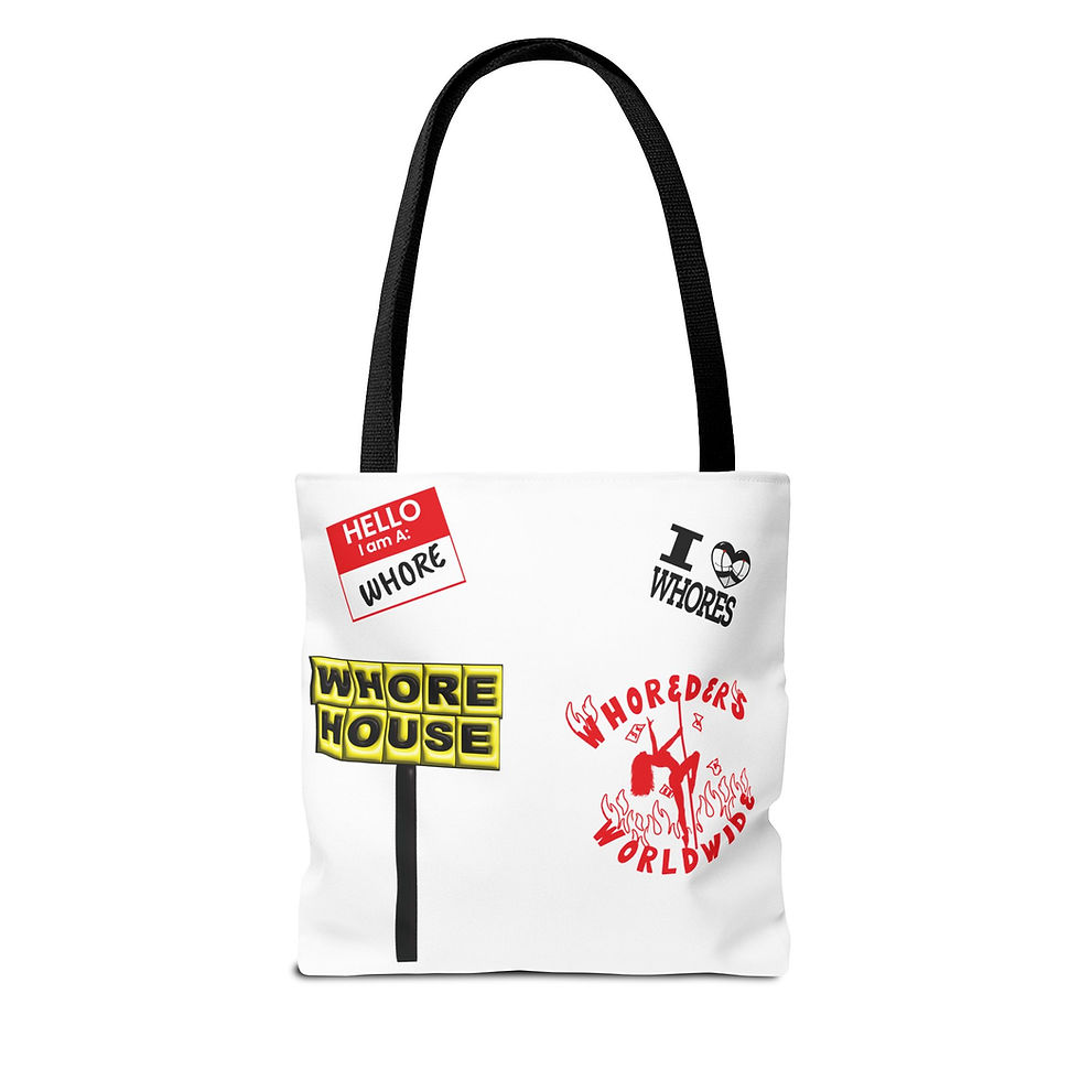 Thumbnail: FUND THE WHORE Tote Bag 