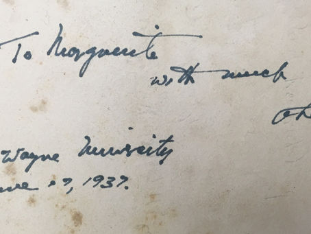 Marginalia and the Marguerite Hicks Collection