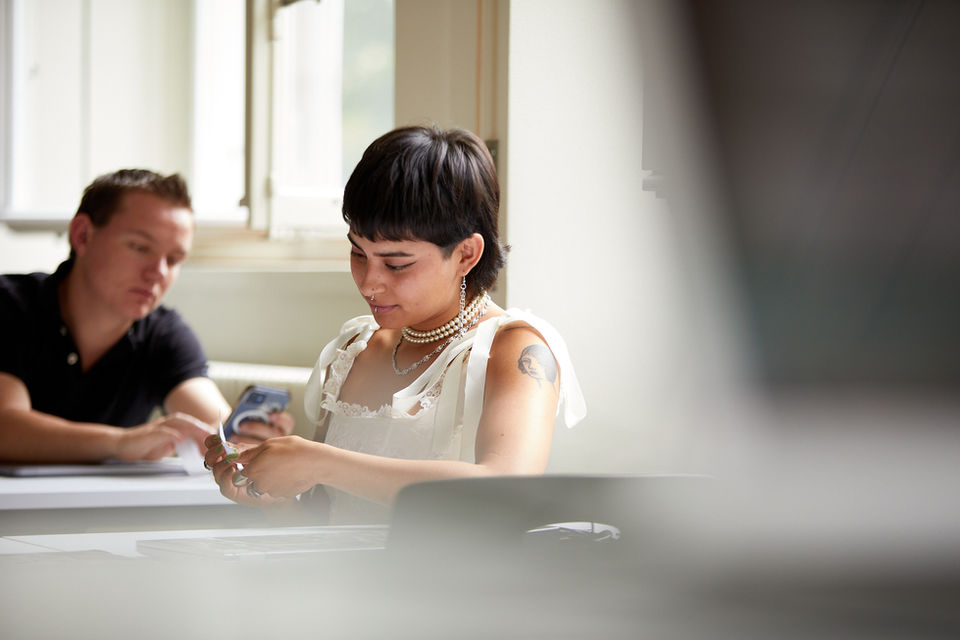 Reportage Schulunterricht in der Allgemeinen Berufsschule in Zürich, Erstellung neuer Imagebilder während dem live Unterricht