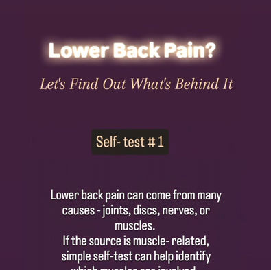 Lower Back Pain?