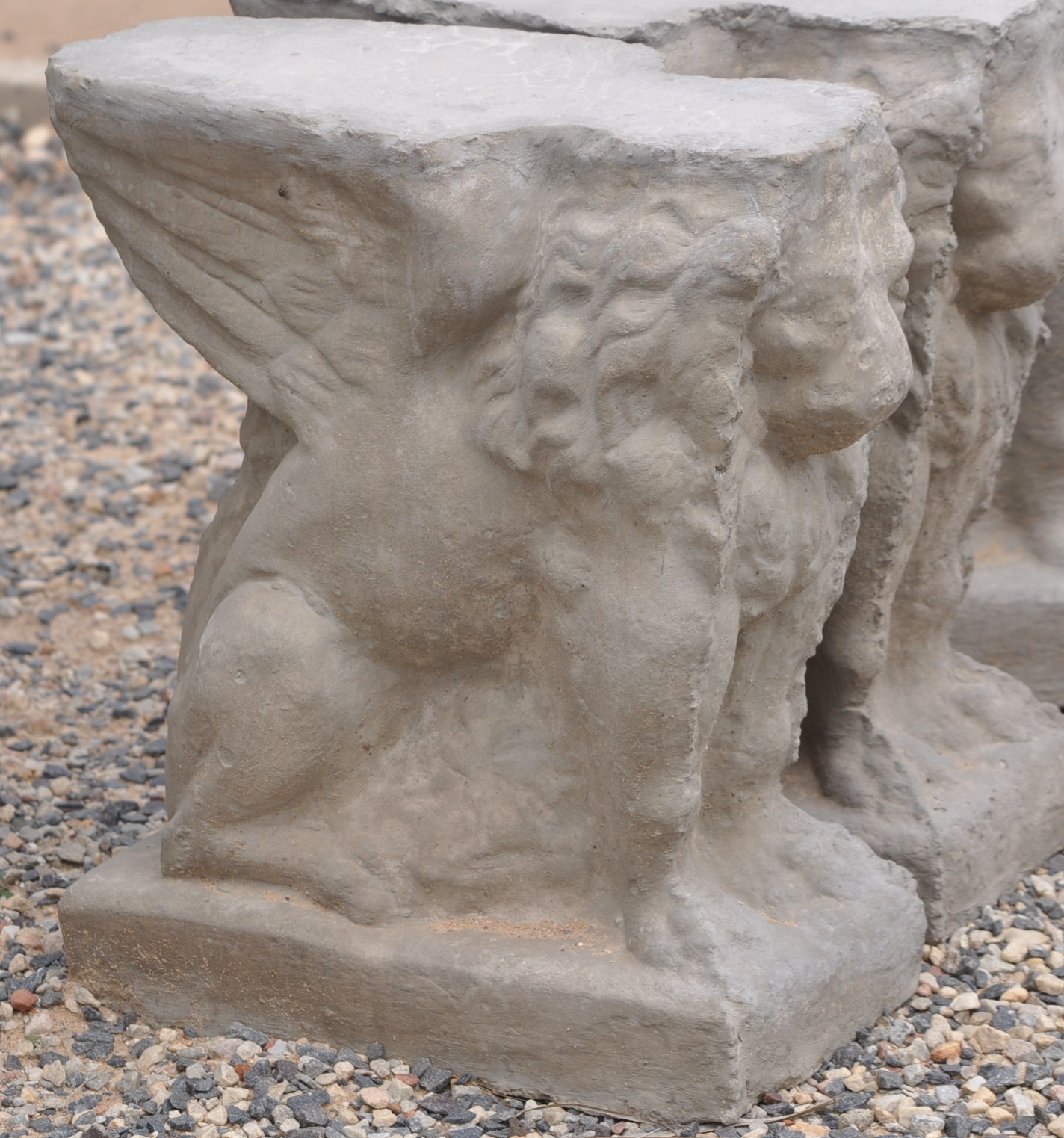 Lion bench leg