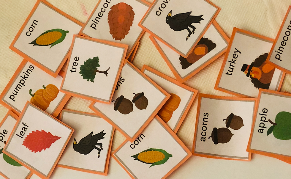 Fun With Fall Matching Game