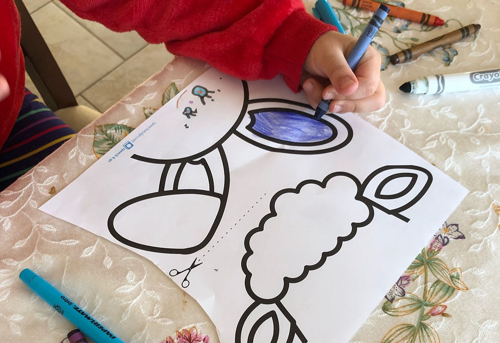 Let's Put on a Play! Spring Headband/Puppet Craft