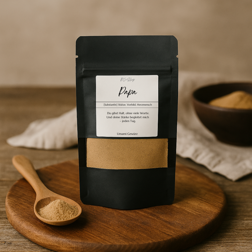 Gewürzetüten für den besten Papa, Stütze, Vorbild, Herzmensch. 5 vers. Sorten;