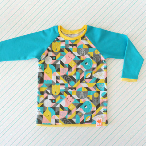 Tummie town graphic kids fabrics