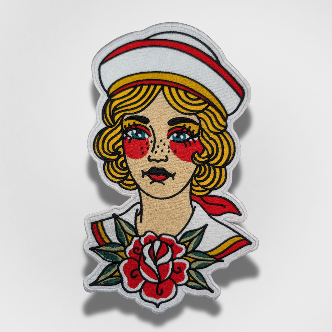 Patch Brodé Thermocollant Old School Sailor & Rose Vintage