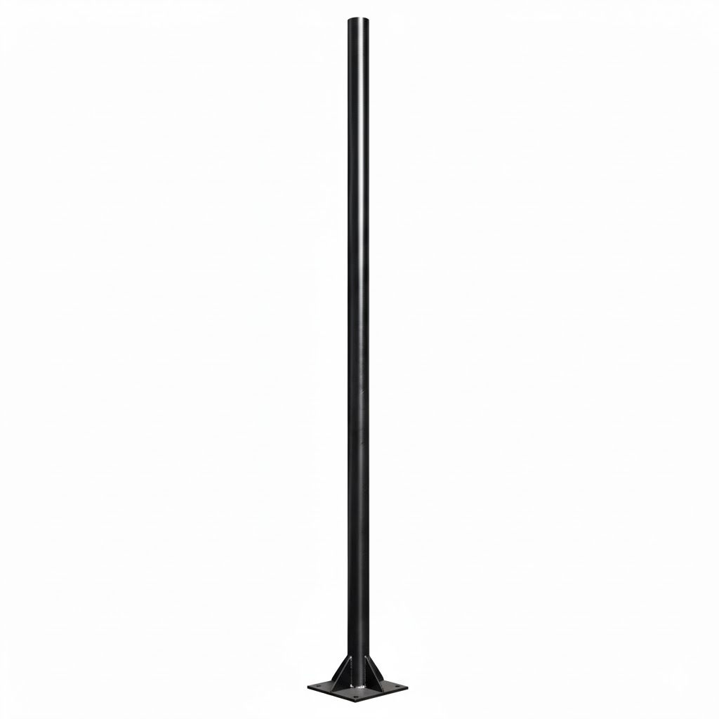 Poste Cilíndrico 5 Metros Modelo T5000CL63-ET Negro