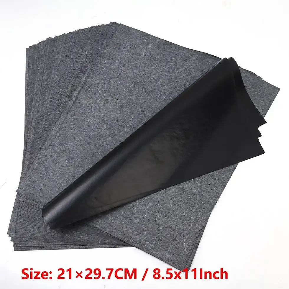 Thumbnail: 50/10Pcs Handmade Carbon Copy Paper One Side Coated A4 Tracing Paper