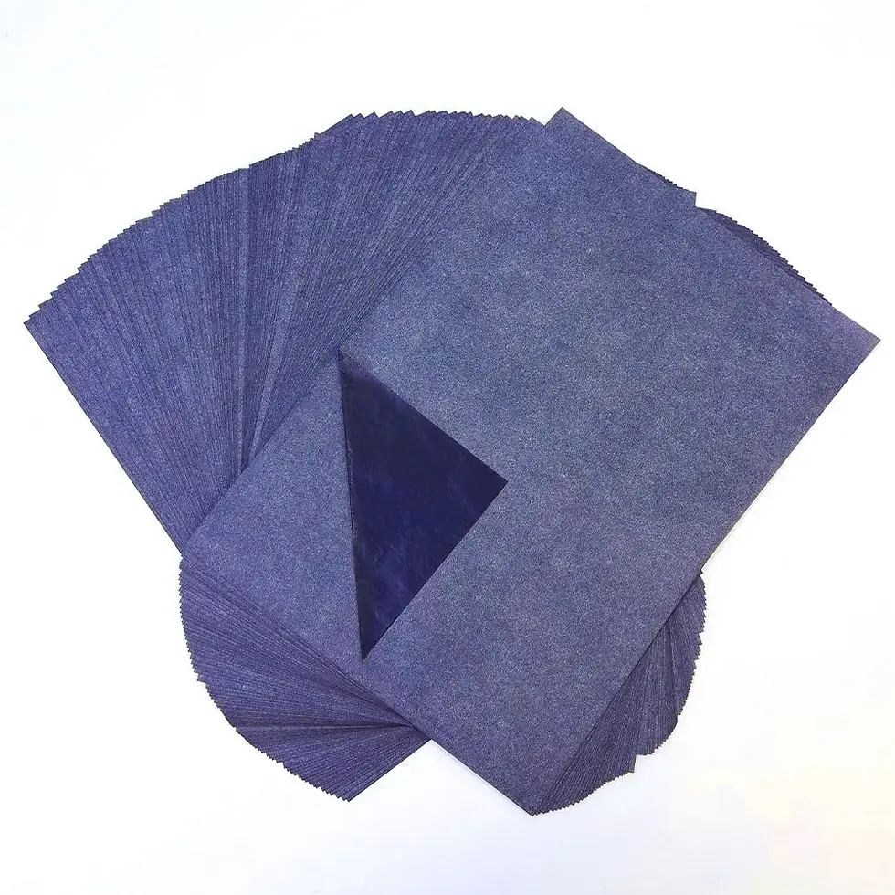 Thumbnail: 50/10Pcs Handmade Carbon Copy Paper One Side Coated A4 Tracing Paper