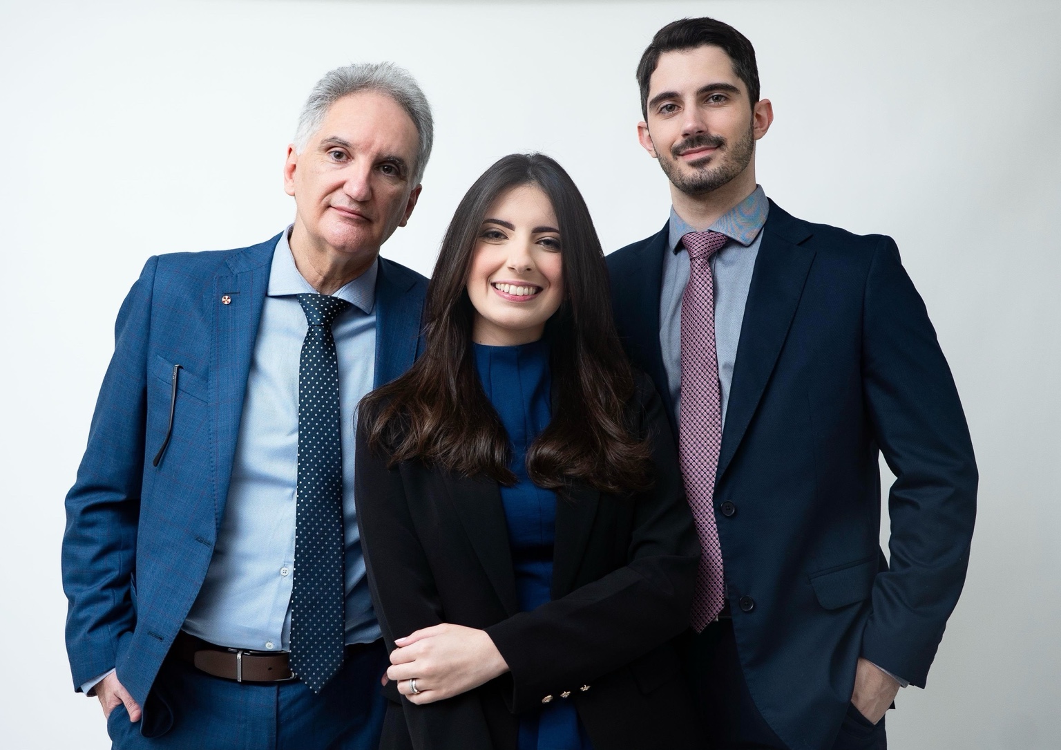 Edson, Rafaela e Rodrigo, equipe da Ferreira Advocacia