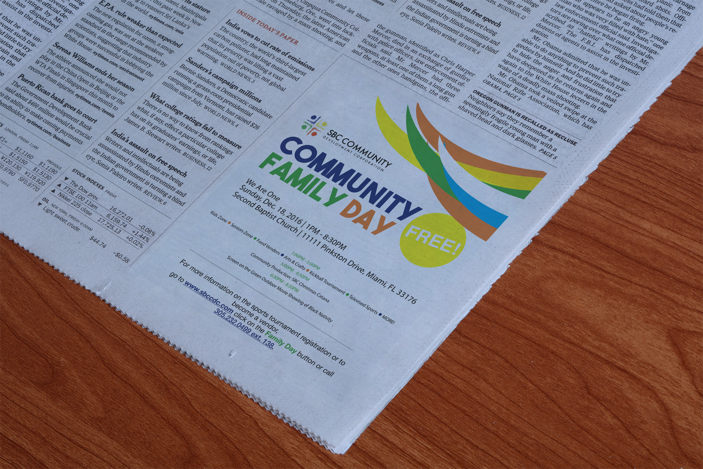 Community Family Day Mockup