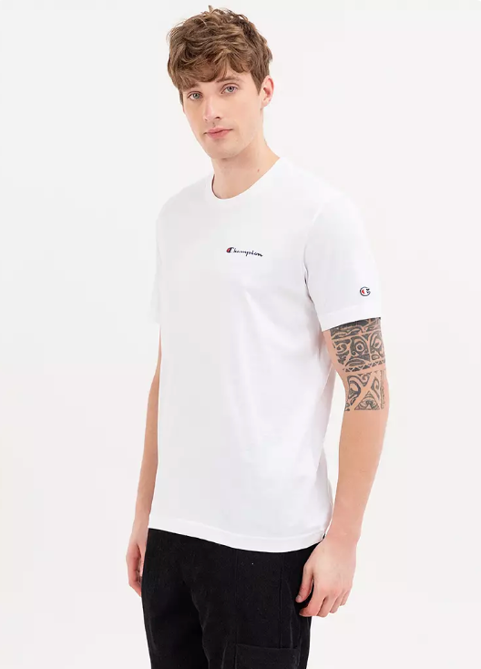 Thumbnail: EU LINE Crewneck T-Shirt White
