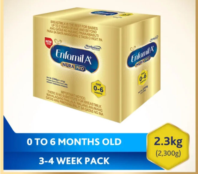 Enfamil A+ One Nurapro 2.3kg Infant Formula Milk Supplement Powder 0-6months