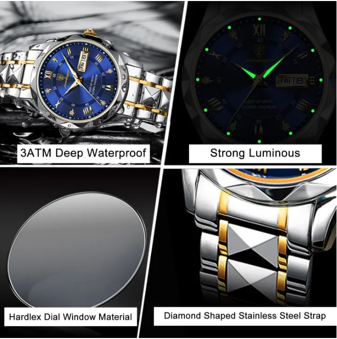 Thumbnail: Stainless Steel Watch For Men