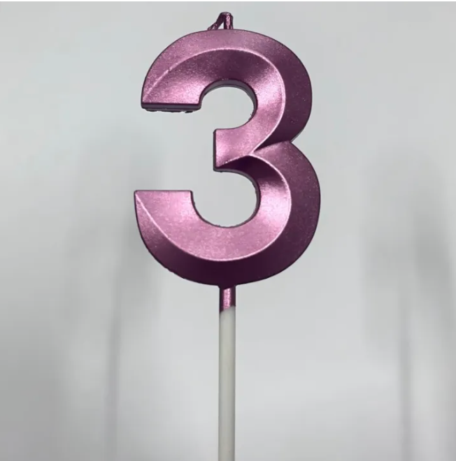 Thumbnail: Pink Number Birthday Candle