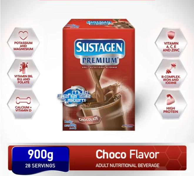 Thumbnail: Sustagen Premium 900g Chocolate Flavor