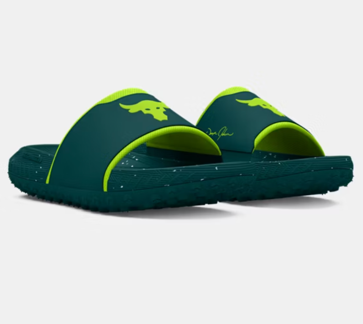 Thumbnail: Unisex Project Rock 3 Slides - Green