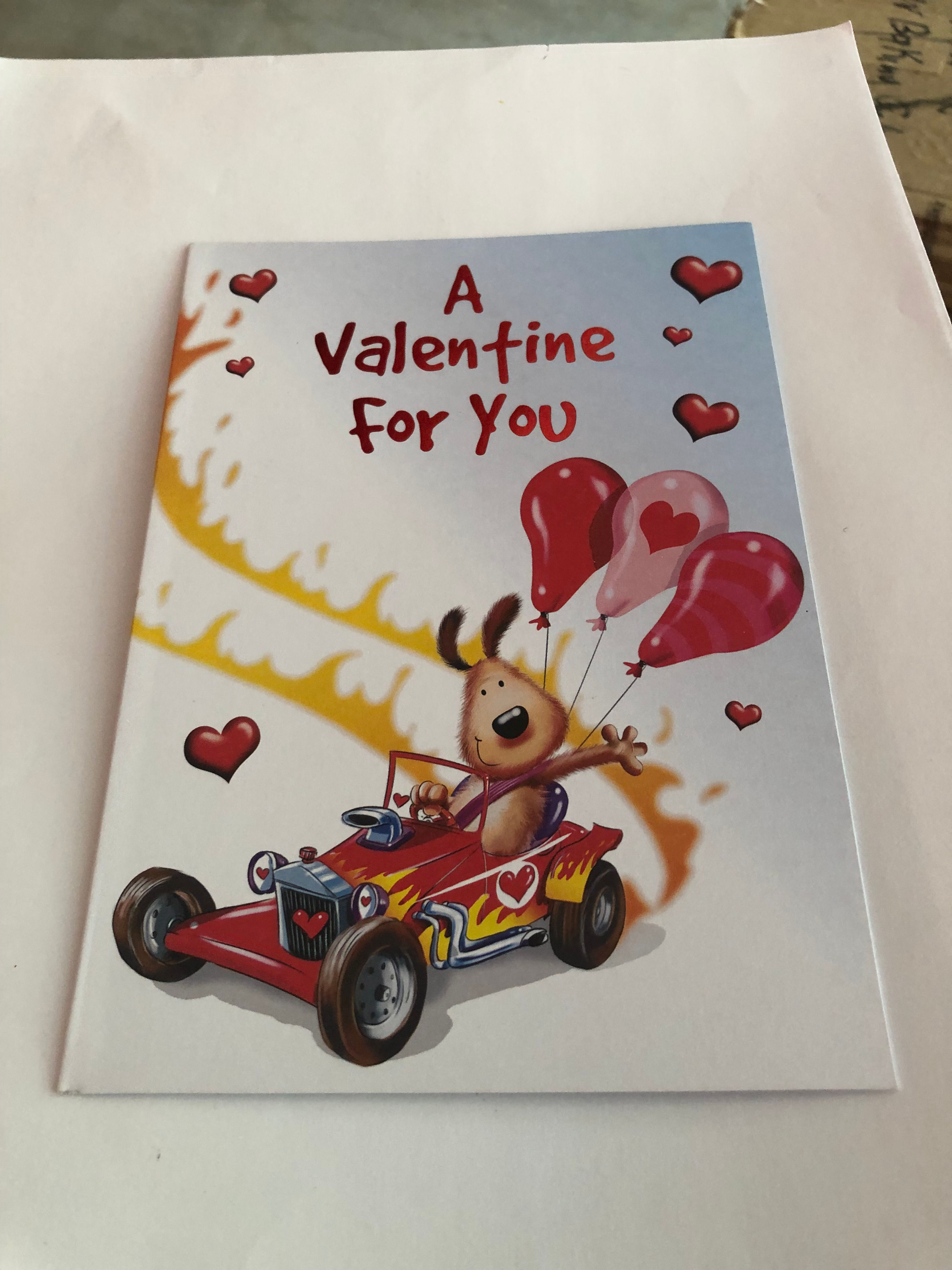 A Valentines for you ( toy truck)