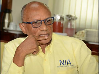Professor Emeritus Trevor Munroe, executive director of National Integrity Action