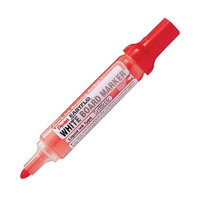Pentel Easyflo White Board Marker Red - Bullet Point, 6.0mm