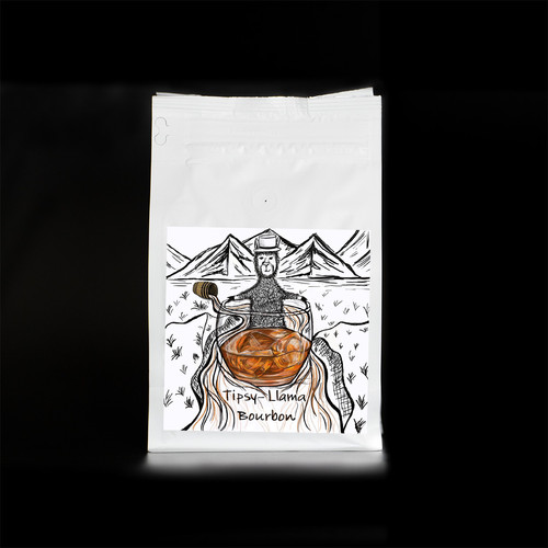 12 OZ MAPLE TIPSY LLAMA Llama Bean Coffee Co