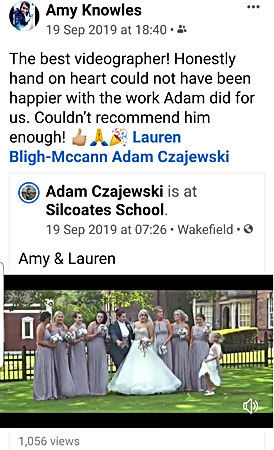 testimonials, Cheshire wedding photographer