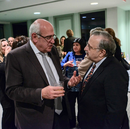 Conversing with the President of Armenian General Benevolent Union Berge Setrakian
(New York, USA, 2019)
