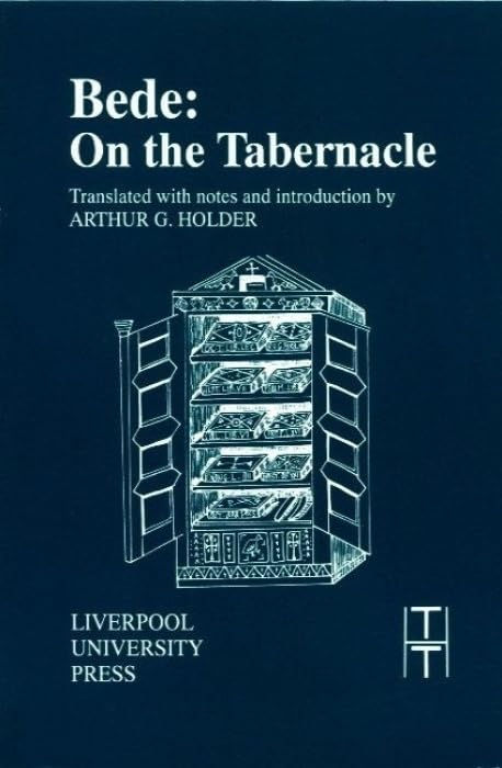 Cover of the book 'On the Tabernacle' by St. Bede (7th Century), illustrating the Old Testament basis for Christian worship.