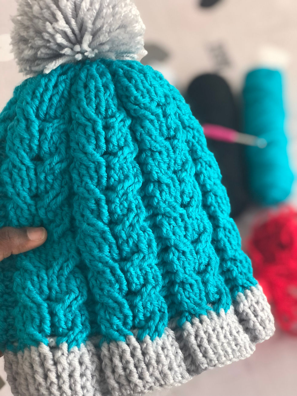 Thumbnail: Unisex Cable Beanie