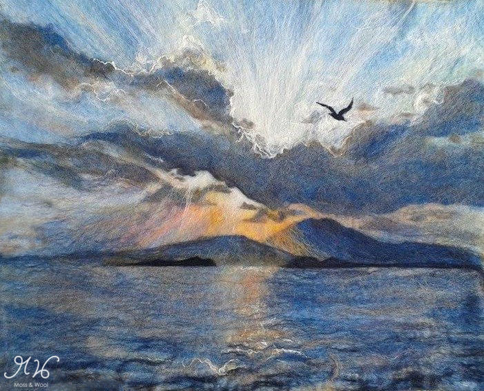 Needle and Wet Felting Coastal Scenes - 2 Sessions