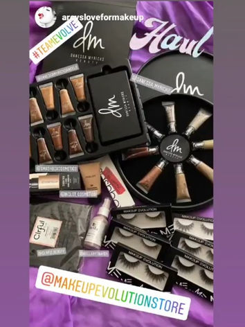 Tagged in a picture of a customer's favorite pile of makeup needs.