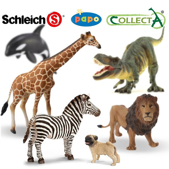 動物フィギュアの箱庭 シュライヒ Papo コレクタ フェバリット