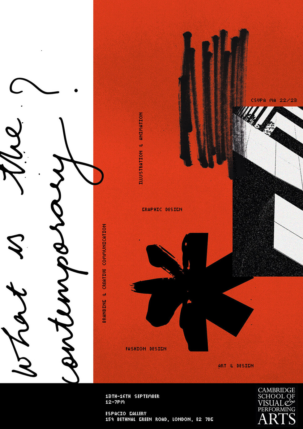 What is the Contemporary? Exhibition - Poster