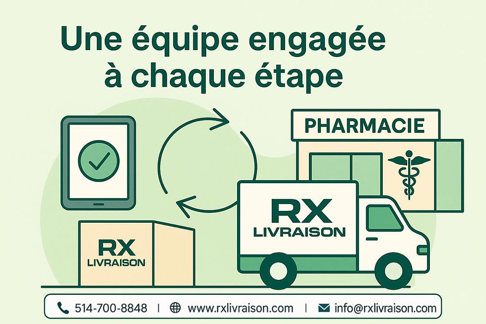 Derrière chaque livraison, une équipe dévouée.